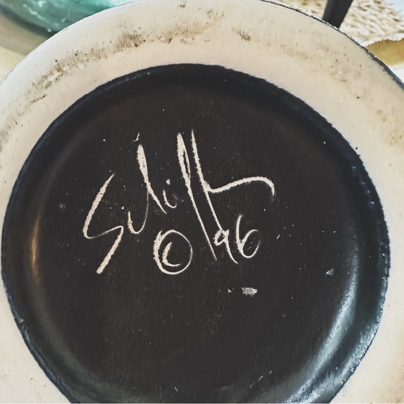 Stephen Schiffer Pottery Loon Bird Goose Mug Signed 1996 - Picture 6 of 6